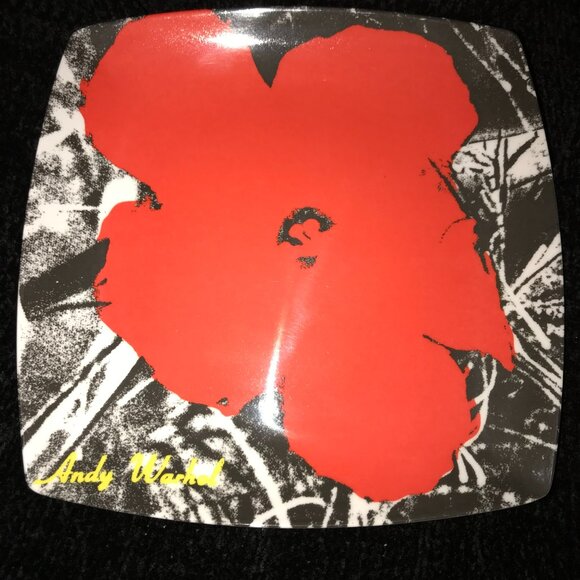 Andy Warhol- "Flowers" Art Plates - Melamine - Set of 10 - Wall Art/Everyday Use - Picture 6 of 15